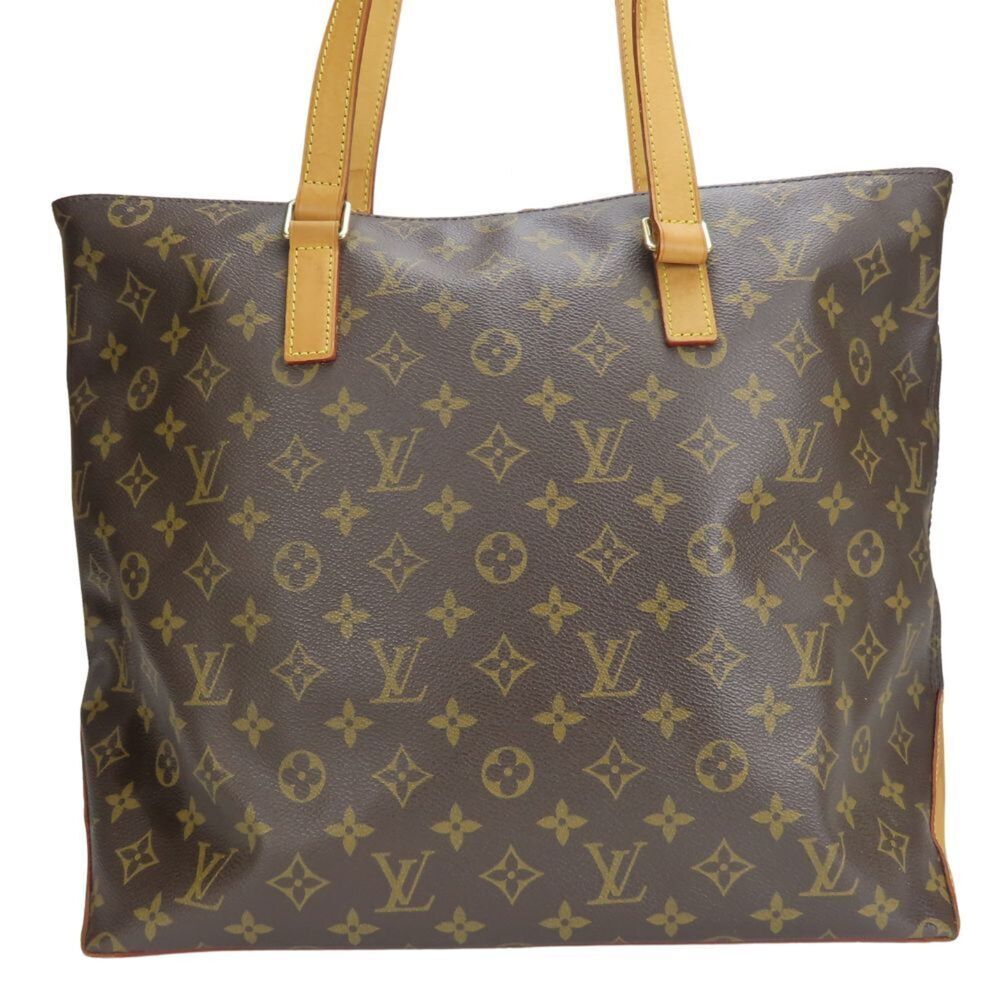 LOUIS VUITTON Authentic Brown Monogram Leather Tote Bag - Picture 3 of 11